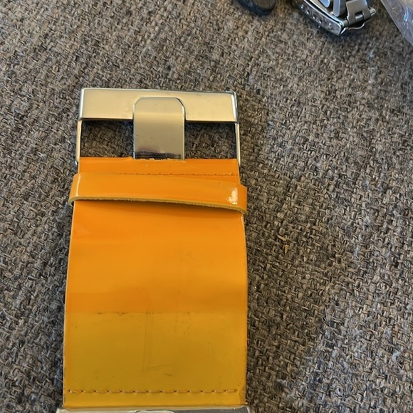 Elvis Presley Orange Sherbet Square Watch Need Battery - Picture 4 of 7